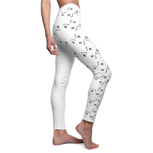 Women's Casual Leggings Featuring an "I'm Always Right" Rebus Puzzle