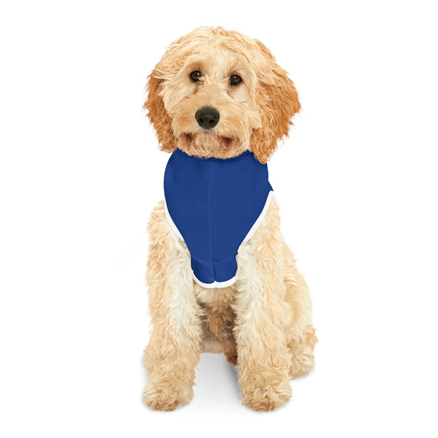 Navy Pet Hoodie Featuring a "Count the Rectangles" Puzzle