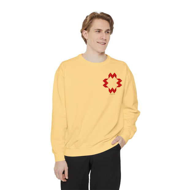 Unisex Sweatshirt Featuring a Rebus "Ready" Puzzle