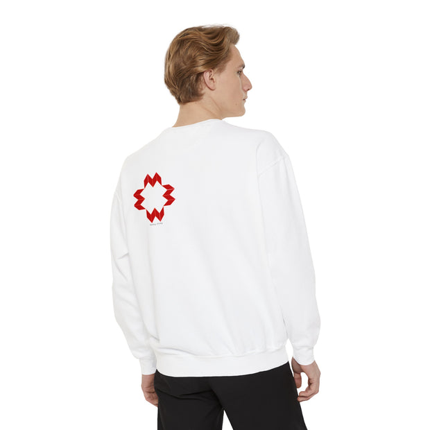 Unisex Sweatshirt Featuring a Rebus "Ready" Puzzle