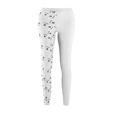 Women's Casual Leggings Featuring an "I'm Always Right" Rebus Puzzle