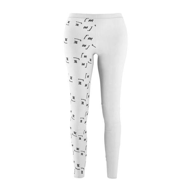 Women's Casual Leggings Featuring an "I'm Always Right" Rebus Puzzle