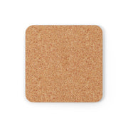 Corkwood Coaster Set Featuring a "Tequila Sunrise" Rebus Puzzle