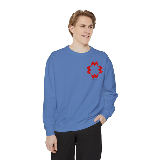 Unisex Sweatshirt Featuring a Rebus "Ready" Puzzle