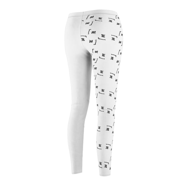 Women's Casual Leggings Featuring an "I'm Always Right" Rebus Puzzle